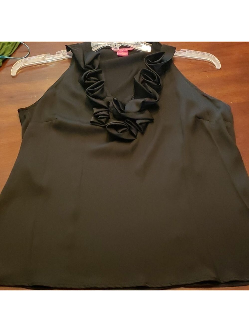 Sunny Leigh Halter Tank Top Blk M NWT Imperial Flower - Picture 4 of 9